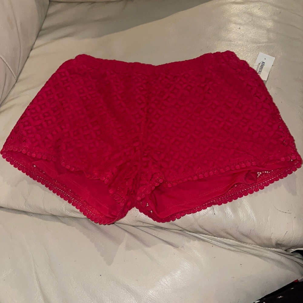Aeropostale Knit Crochet Pom Pom Shorts Completely New Never Used With Tags